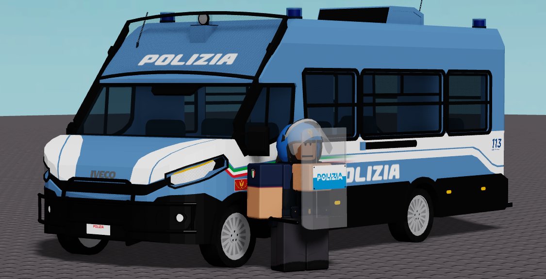 Gabrix23_'s tweet photo. Iveco Daily | Reparto Mobile Polizia di Stato 🇮🇹

Florence
#RobloxDev #Roblox https://t.co/IuMGTV22ss
