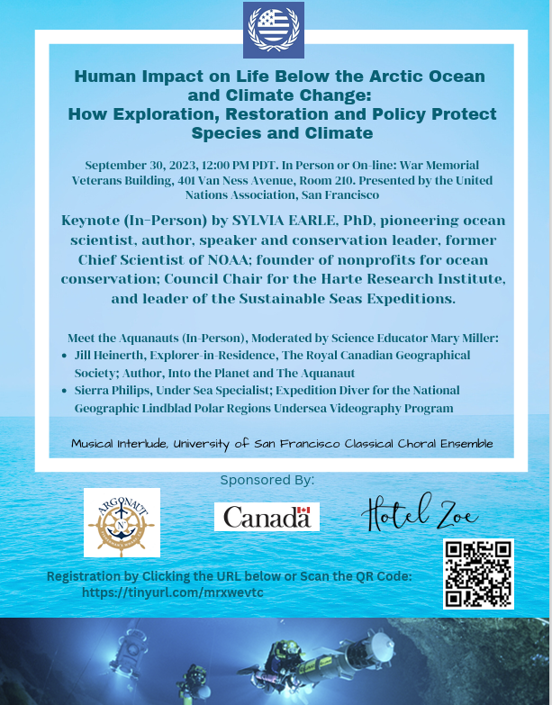 CanCGSF's tweet photo. Join us &amp; the UN Association of San Francisco this Saturday, September 30 for an eye-opening program on climate change &amp; the human impact of life in the Arctic. 

Learn more and register: https://t.co/bAVHk8jpKq https://t.co/3lHGHyMWUt