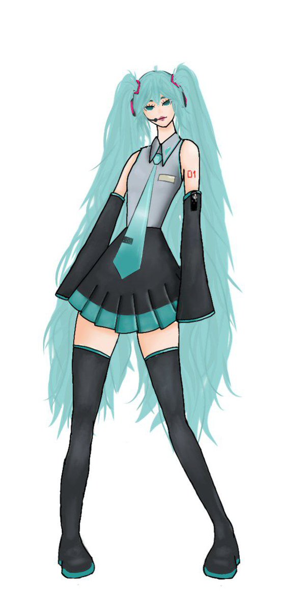 vasileks_2's tweet photo. This is my first post on Twitter, I drew Mika about 5 days (could have done it faster, but there were a couple of long breaks) Honestly, I don’t really like the work, but to come back after almost 6 years and draw something normal is already progress.#HatsuneMiku #drawing #artist https://t.co/URxvsZCvon