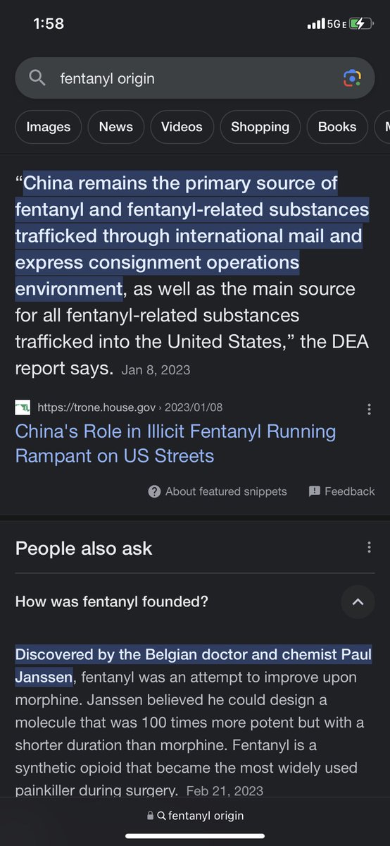 JerrysRecords's tweet photo. @Wingnut0420 @WTAE Fun fact: it’s not the illegals bringing fentanyl into the US https://t.co/uZeb9u4G4S