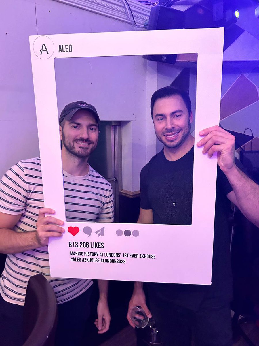 CryptoEvgenyi's tweet photo. An incredible day filled with lots of positive emotions took place in London last week @AleoHQ  zkHOUSE: zkSummit. Friendly atmosphere and great projects.

Aleo is changing the world today🌍 https://t.co/HuV0EbEFFZ