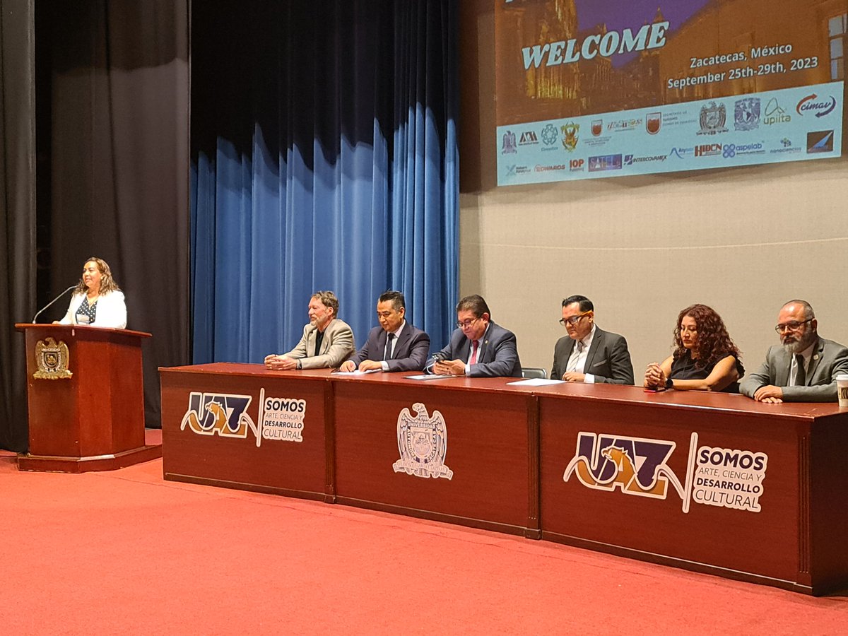 El director del #COZCyT, asistió a la inauguración del XVI International Conference on Surfaces, Materials is Vacumm, evento organizado para la colaboración e intercambio de conocimiento científico.