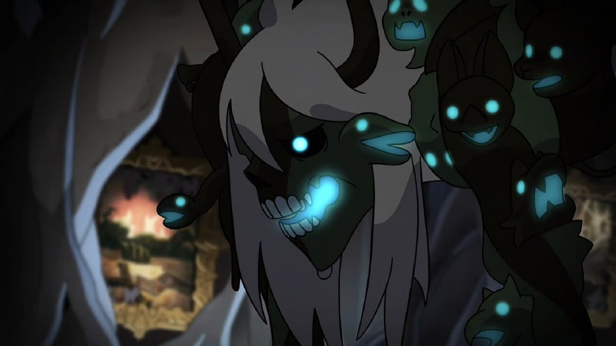 pastraspec's tweet photo. Thinking recently about how much I adore the trope of light hearted kids cartoons introducing the most horrifying and morbid villains the writers could imagine. I LIVE for this kinda thing I wish more shows did it https://t.co/KanfnylZ8F