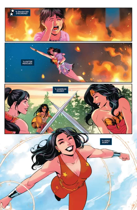 Preview de Tales of The Titans #3 (of 4). Happy to see my first DC work out there ❤️ Writter: @thesteveorlando Colors: Adriano Lucas @dcofficial #donnatroy #Titans