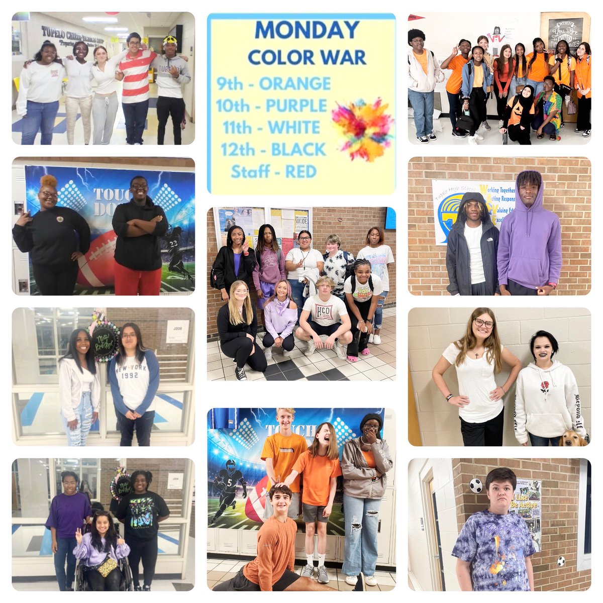CareerTech_TPSD's tweet photo. Homecoming Week! ๐งก๐๐ค๐ค
#colorwar #cte #tpsd https://t.co/8Z6UZxNhyr