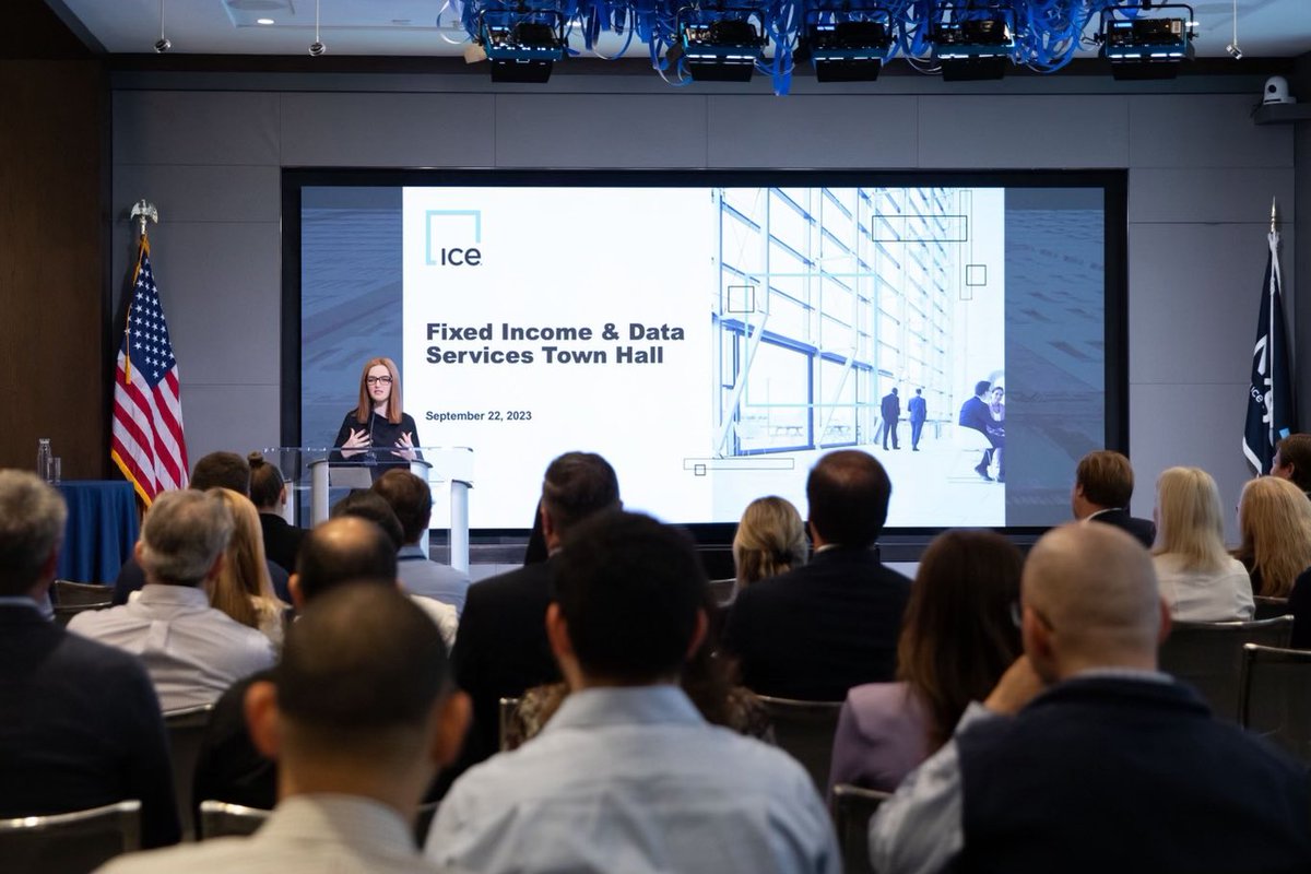 Last week I was thrilled to be joined by <a href="/ICE_Markets/">ICE</a> colleagues in New York and virtually from around the world for the Fixed Income and Data Services Town Hall.

I highlighted the many accomplishments from 2023 and outlined the strategic forward. Our greatest asset has been,