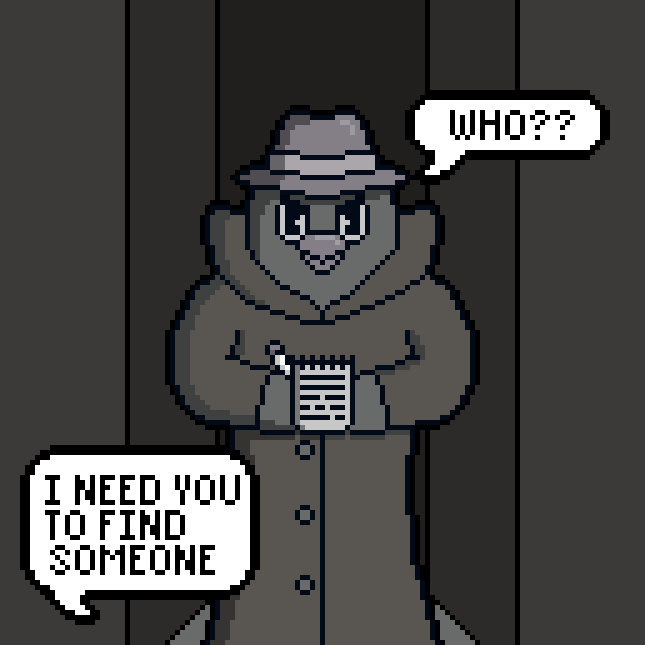 gabs_thefox's tweet photo. The #owl #detective know the right questions!
#pixel_dailies #pixelarts #noir https://t.co/8dRGWeMHld