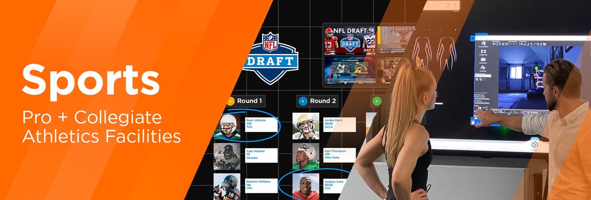 T1Vcollaborate's tweet image. In sports, real-time data sharing and quick decisions make all the difference. That's why our #ThinkHub software enables real-time #visualcollaboration for smarter sports strategies and analysis. See how, together, we can champion your teams + facilities: bit.ly/45885qO