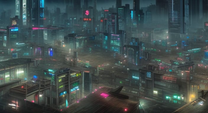 Neon Nights A Cyberpunk City Illuminated #art #generativeart #artificialintelligence #machinelearning #aiartcommunity #ai #aiart #aiartwork #cityscape #neon #neonlight #cyberpunk #cyberpunkcity #future