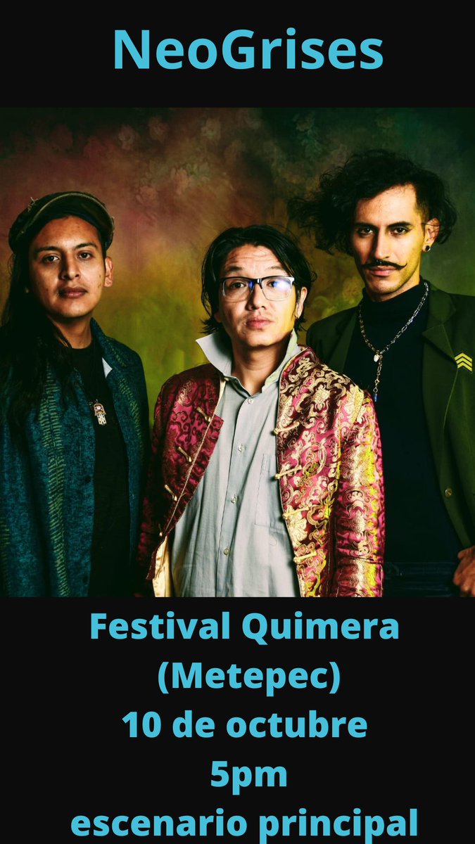 Próxima abducción sonora este 10 de octubre en el <a href="/FestivalQuimera/">Festival Quimera</a> 
Allí nos vemos !
#indiemusic #rock #metepec #festivalquimera #Toluca