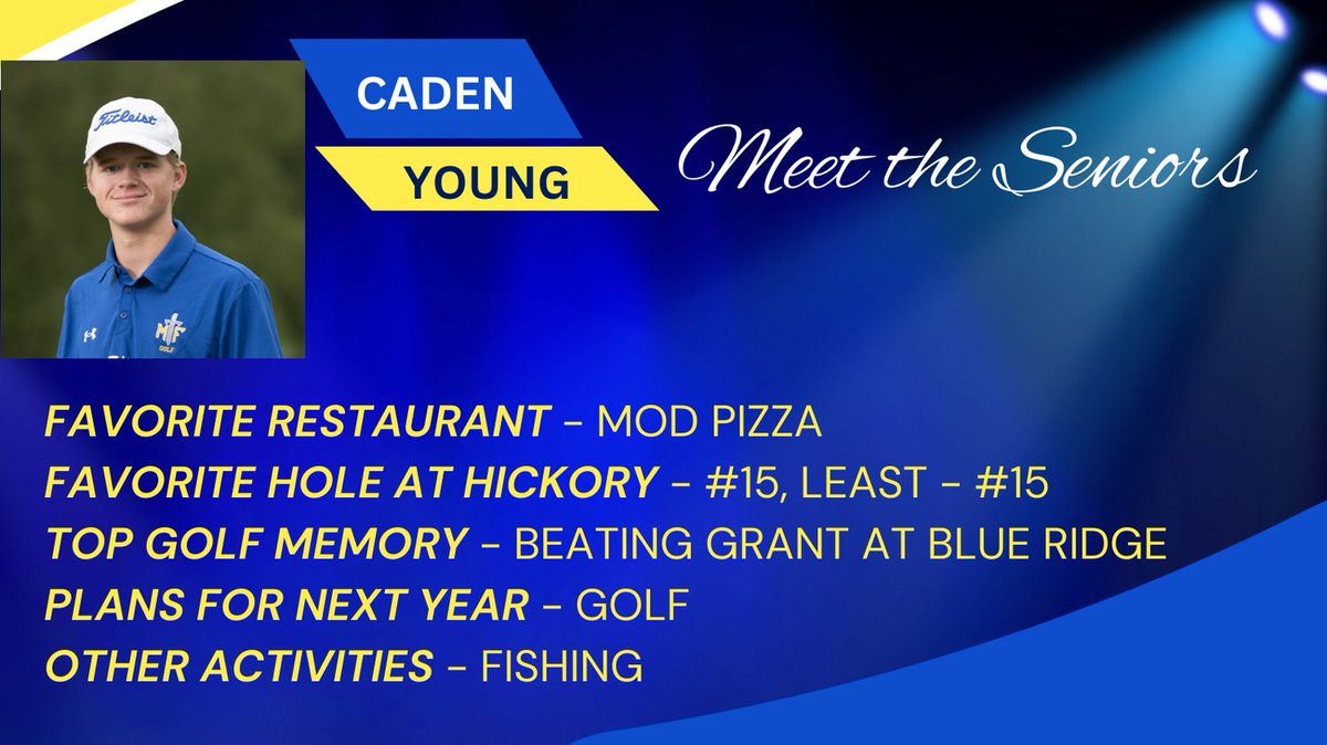 MFHSgolf's tweet photo. Meet Caden Young https://t.co/iQiPzd3LSX