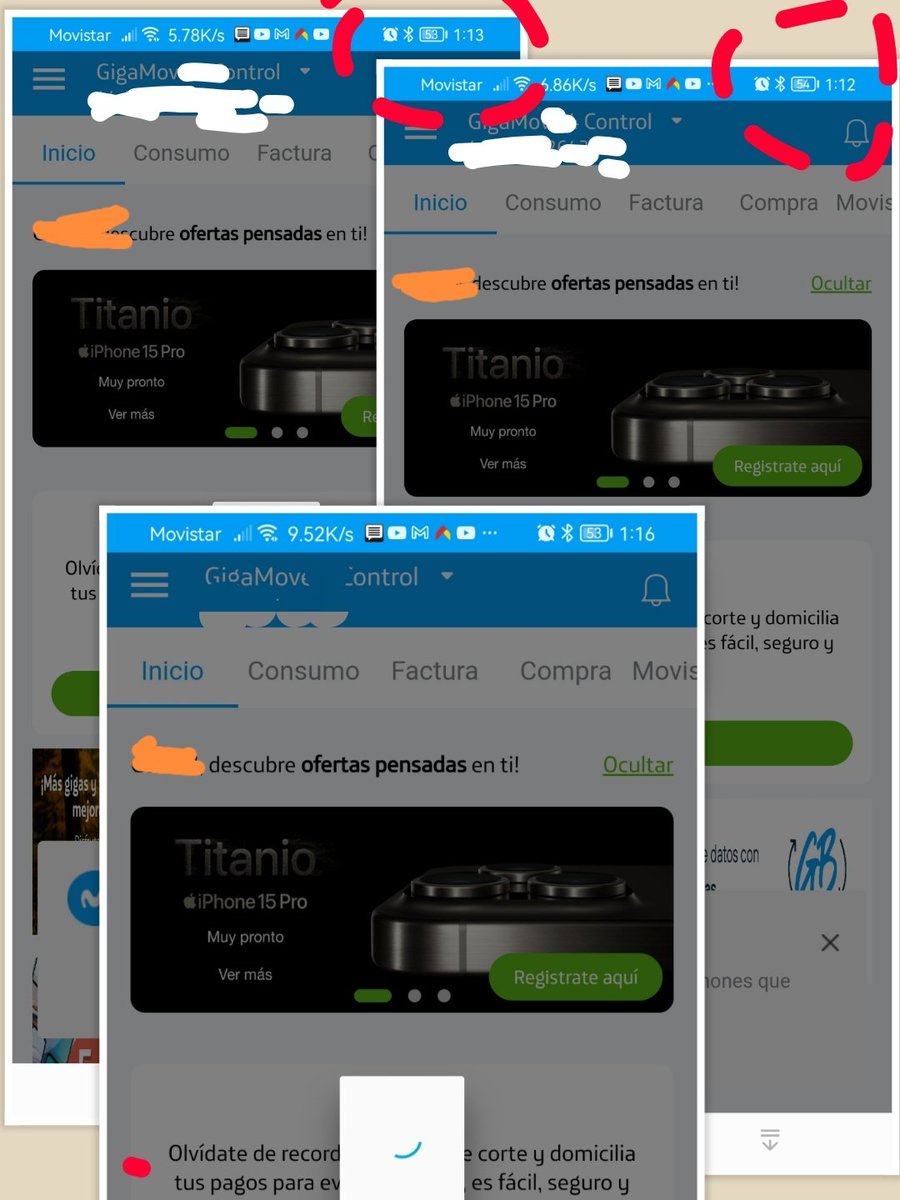 Alex55612589's tweet photo. @MovistarMX Cuando se va a solucionar su atraso de su app, Es horribles entras 4 o 5 veces para q dejé de cargar https://t.co/HPgjxY3sfY