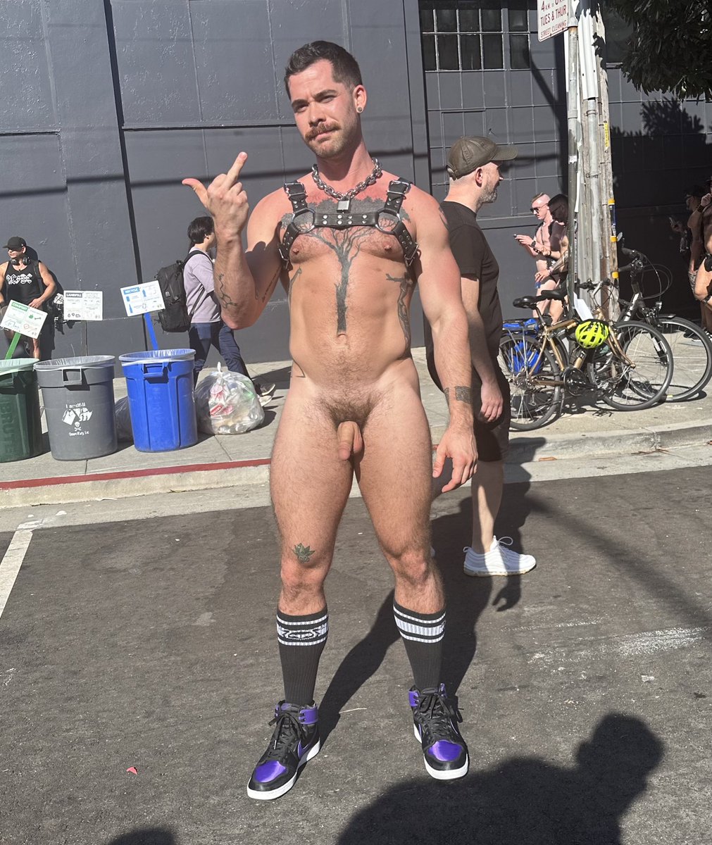 Thatyogafvcker's tweet photo. As you can see, I had a pretty good Folsom 😜 https://t.co/g0EyMZJKLD