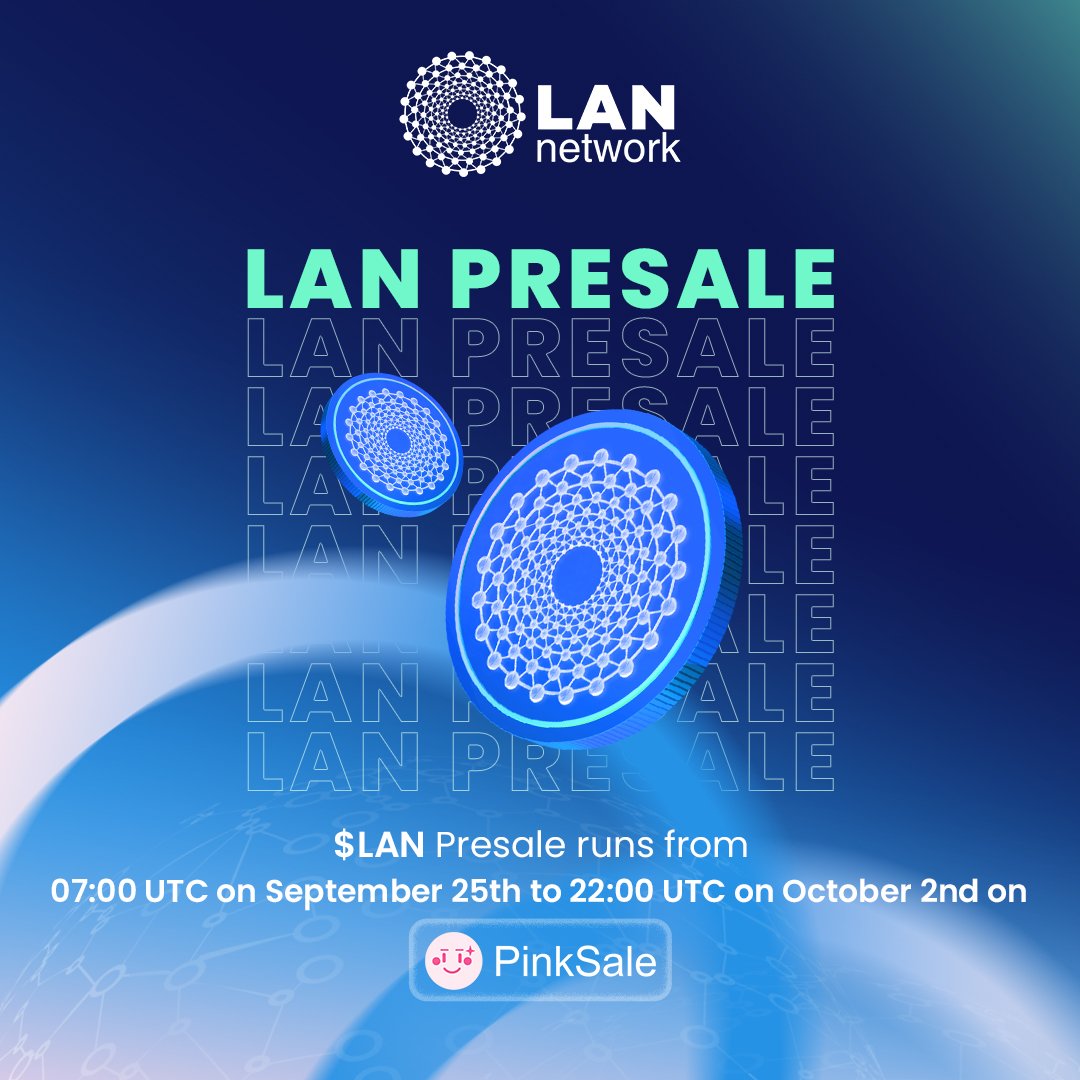 itsavaeth's tweet photo. Crypto fam! ๐
Rarely do I shout out new projects, but $LAN Network is an EXCEPTION. L1 Blockchain tech is here to revolutionize the scene.
Get on board!๐๐ฐ
#Presale on #PinkSale begins tomorrow at 07:00 UTC.
Check sale ๐: https://t.co/z63rf13z5r
#LANnetwork #Gem #Layer1 https://t.co/bWBpit8zL0