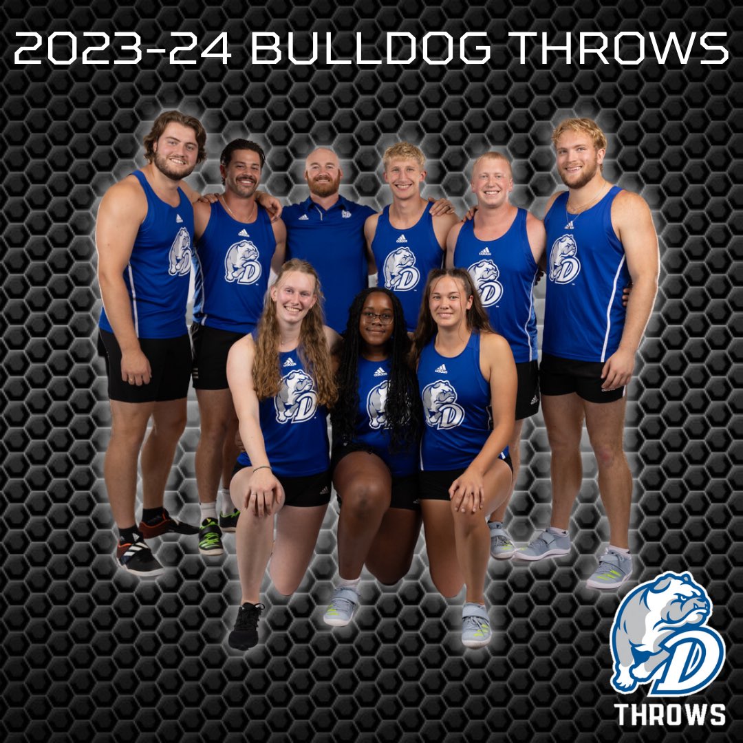 DrakeThrows's tweet photo. Locked and loaded. These Dogs are hungry for more this season, and they’re ready to make some noise in The Valley and beyond. Here’s to another season of making history!
#bulldogthrows #draketrackandfield #drakebulldogs #drakeuniversity #cornfed #iowabeef #mvc #thevalleyrunsdeep https://t.co/wDWqSgTTTM