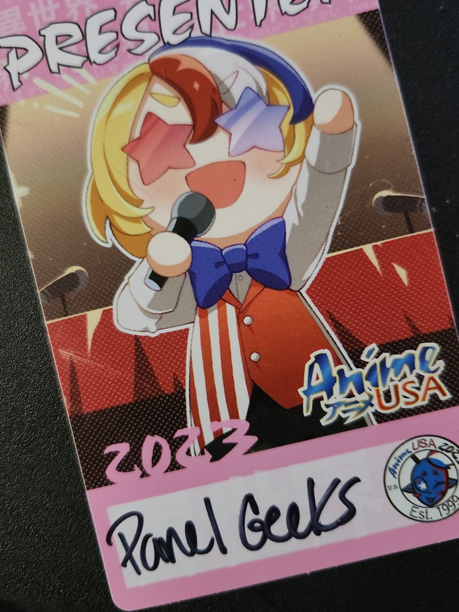panel_geeks's tweet photo. Had another great time at @Anime_USA !!!
***Thanks again to all the con staff/volunteers and the awesome attendees at our panels!***
#animeusa #panelgeeks https://t.co/t8dI7cfHTK