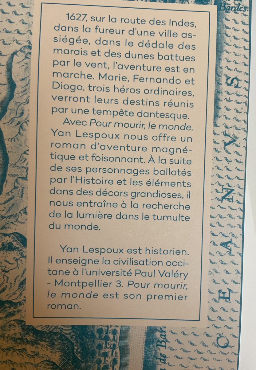 De Lisbonne à Goa, de Salvador de Bahia à la côte du Médoc, une fresque historique et maritime haletante⁩ au temps de l’Union ibérique dans les années 1620. Une réussite ⁦<a href="/YLespx/">Yan Lespoux</a>⁩ <a href="/Agullo_Ed/">Agullo_Ed</a>⁩