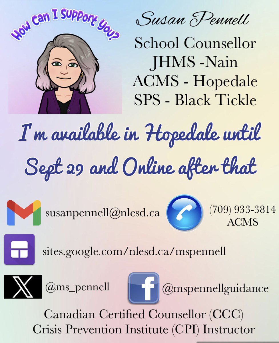 For the @acms_nanuit community: please see below for a number of ways to access counseling at school, as well as resources you may need during this difficult time. I will be available at school throughout the week, as well as select evening times at the Nanuk Centre. @NLESDCA