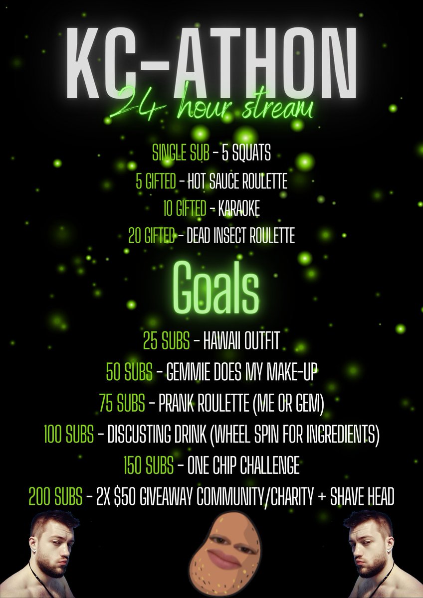 HUGE STREAM THIS FRIDAY.
PLAYING <a href="/CyberpunkGame/">Cyberpunk 2077</a> , 24 hour stream, no caffeine, no bullshit just good vibes and fun incentives.

See you there sexies <a href="/KickStreaming/">Kick</a> #kickcommunity