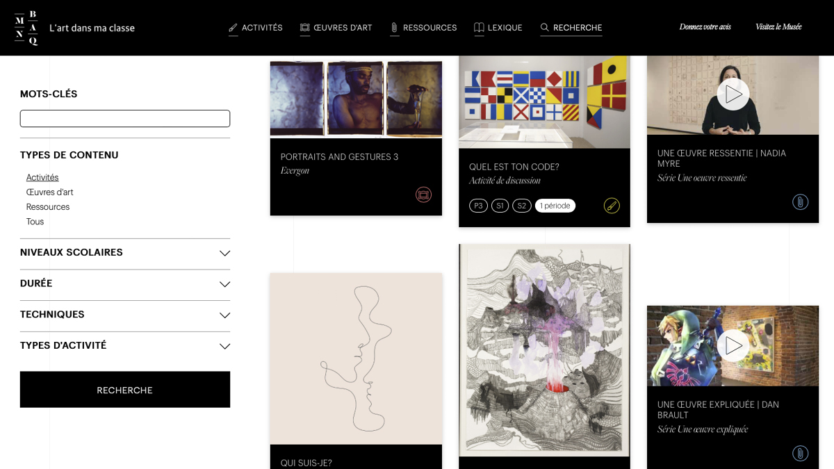 Grâce à ses programmes scolaires virtuels, le <a href="/mnbaq/">Musée national des beaux-arts du Québec</a> transporte les classes au cœur des salles d’exposition virtuelles pour comprendre et apprécier les œuvres d’art. mnbaq.org/programmes-sco… /PUBLI🐦