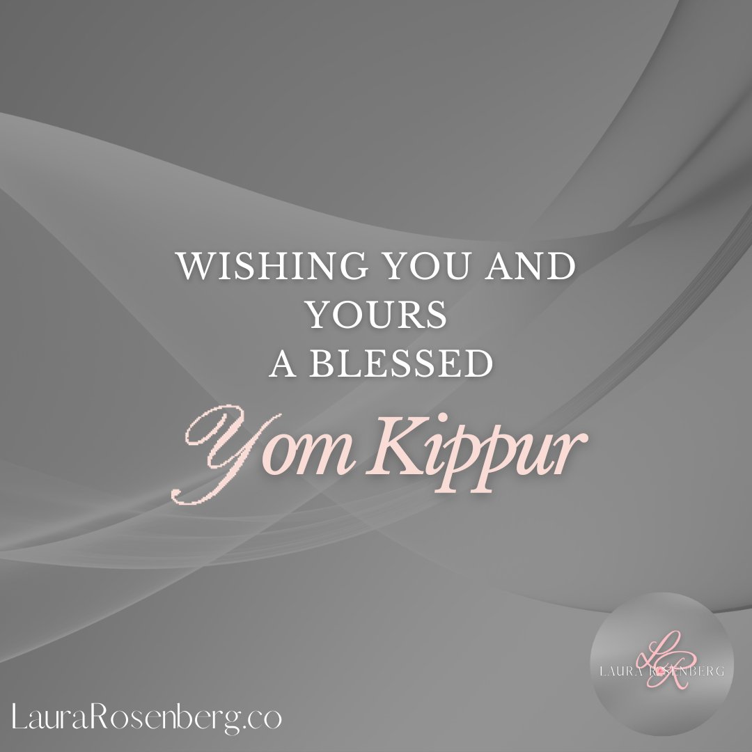 ✨Wishing a Meaningful Yom Kippur to All My Jewish Family and Friends 🙏

May you have an easy fast and a meaningful Yom Kippur. G'mar Chatimah Tovah! 🙏

 #YomKippur #DayOfAtonement #ReflectionAndRenewal #LauraRosenbergco