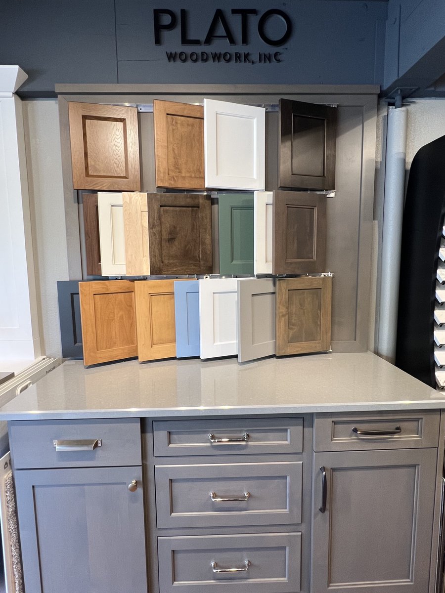SJJanis's tweet photo. Showroom Showcase!

Today's showcase features Plato Woodwork. They offer a variety of products from custom cabinetry, frameless cabinetry to closet systems.
If you're interested in using Plato in your home remodel, call us today! https://t.co/gla2P6O0H6