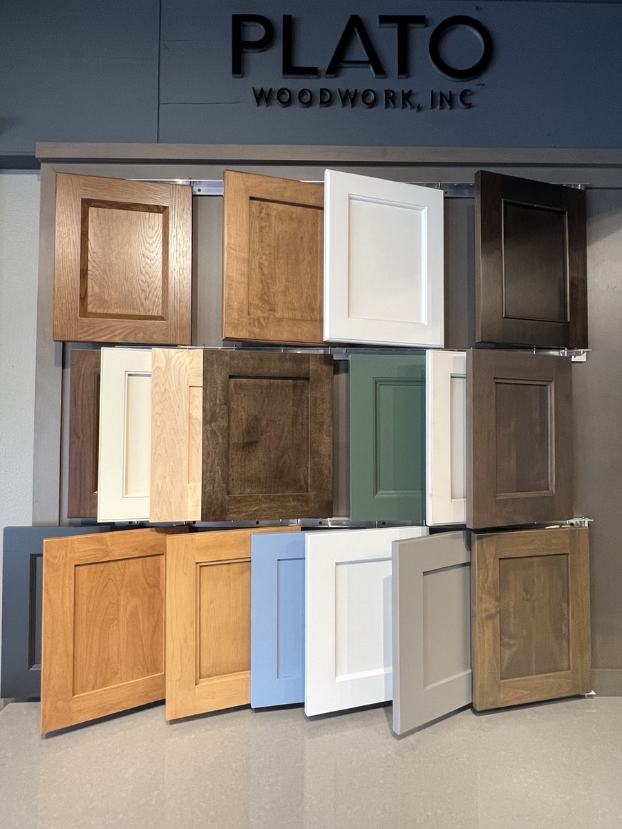 SJJanis's tweet photo. Showroom Showcase!

Today's showcase features Plato Woodwork. They offer a variety of products from custom cabinetry, frameless cabinetry to closet systems.
If you're interested in using Plato in your home remodel, call us today! https://t.co/gla2P6O0H6