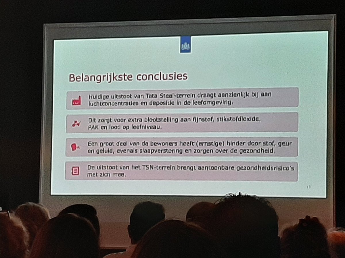 Volle zaal bij Telstar Stadion ivm rapport #RIVM Goede informatievoorziening, goede vragen. Nu nog echt vergroenen!