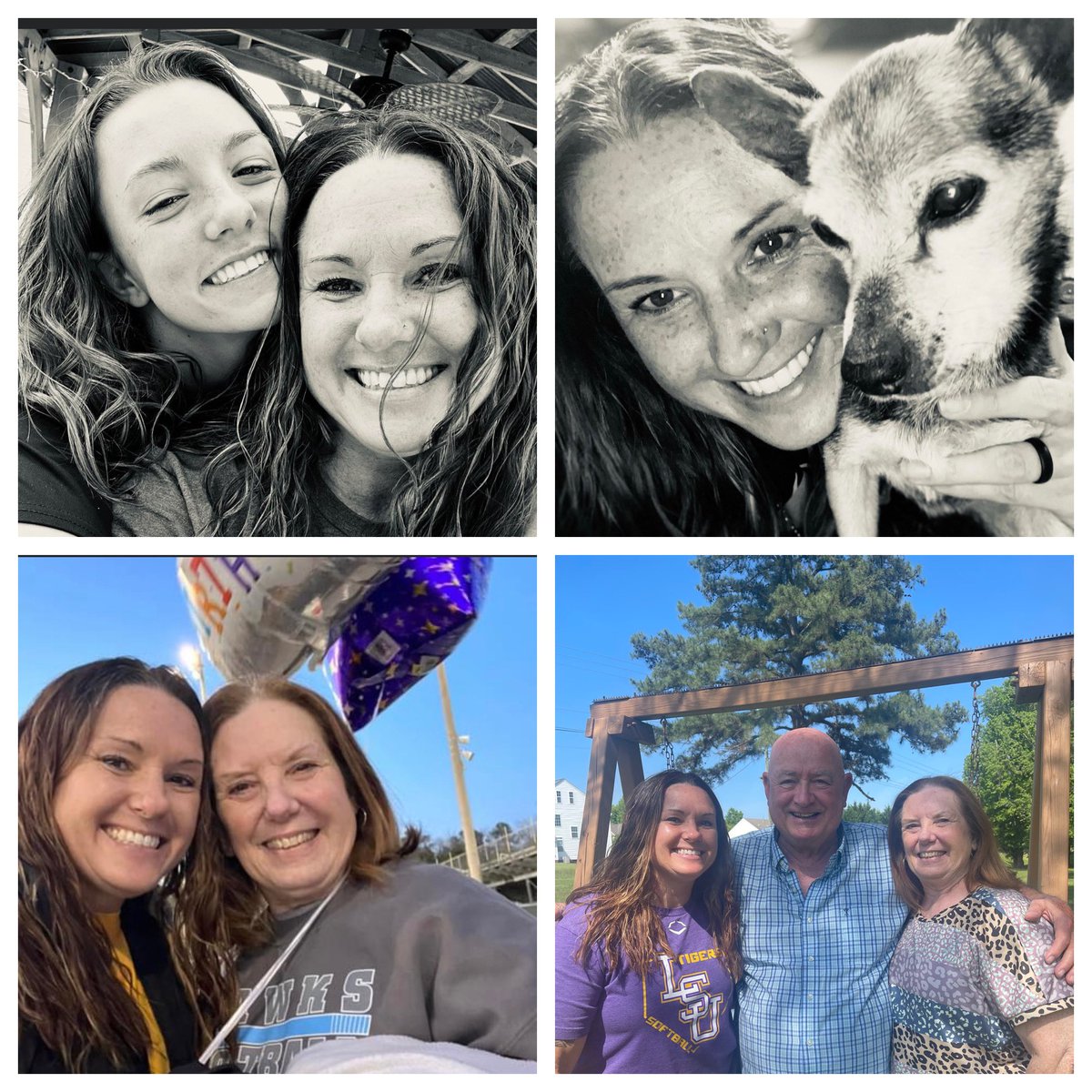 @crystalbyars33 
Happy National Daughters Day! We love you to the moon and back 💜💜♾️