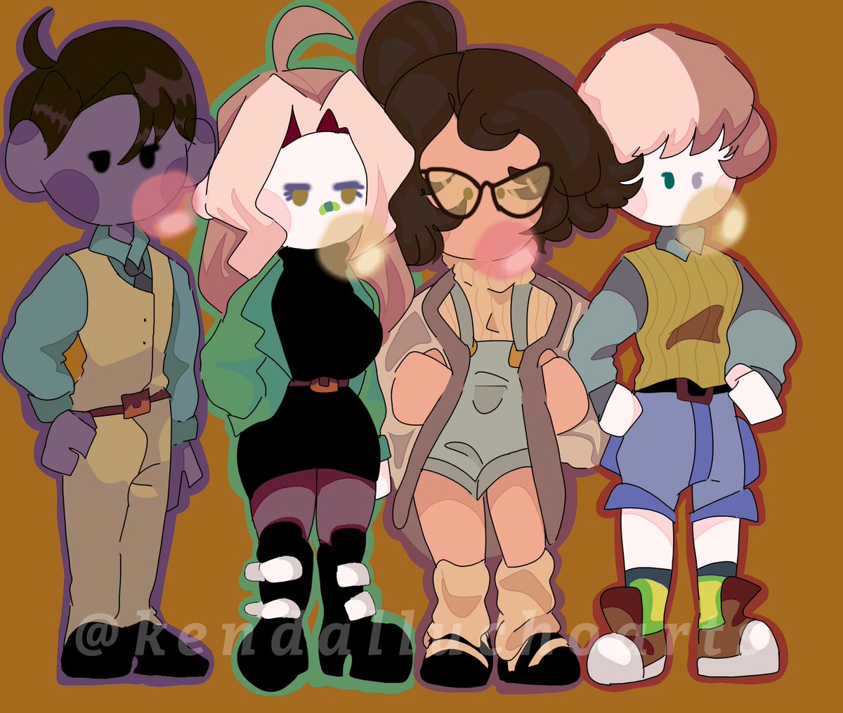 grungotheboy's tweet photo. I hate to draw digitally but...we did what we could! #michaelafton #annettecortes #esterafton #michaeljr #michaelxoc #digitalart #ocxcanon #digitaldrawing #digitaldrawing #fnaffanart #FNAF #fnafau https://t.co/e364bZuo17