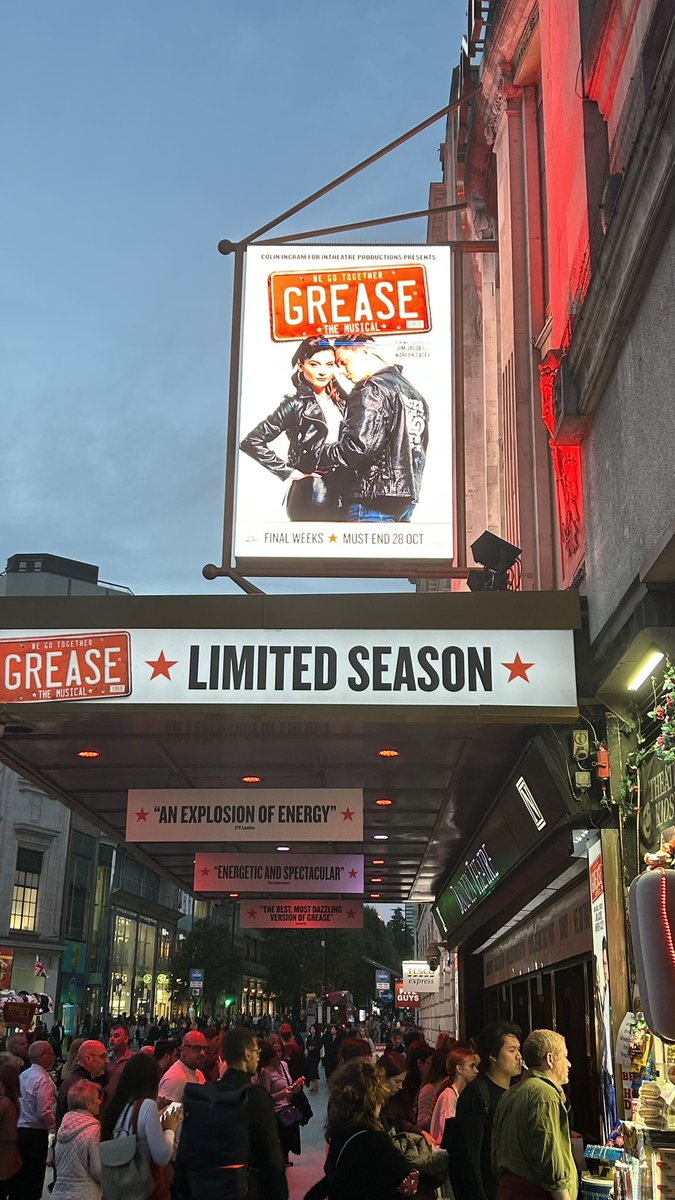 39 years ago I played Vince Fontaine in my school’s production of Grease - one of the few non-singing parts! Thought I’d see how this production matched up.