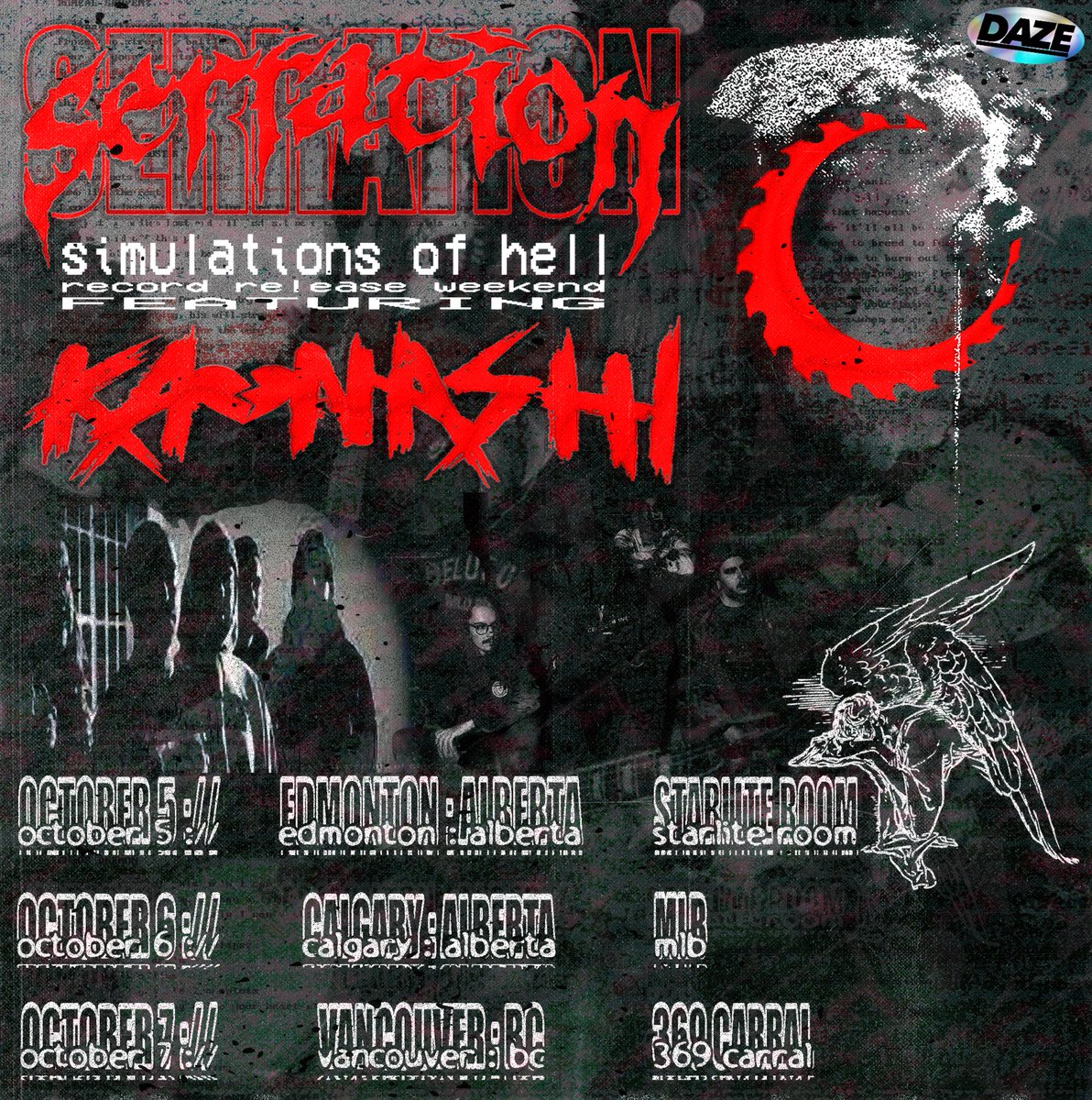 Upcoming shows with <a href="/Kaonashipa/">KAONASHI (ONLINE NOW!)</a> for our record release, new LP’s will be available at each show!