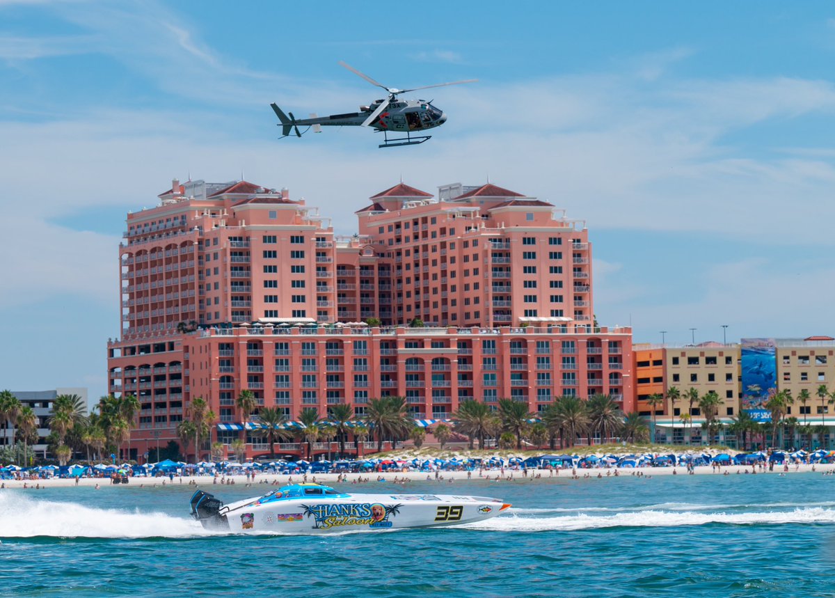 VisitSPC's tweet photo. It was a picture-perfect weekend for the Clearwater Offshore Nationals! Here's a few shots of the action in case you missed this epic event at award-winning Clearwater Beach! π€π #P1Offshore #ClearwaterBeach #Florida https://t.co/ZxWfIvHXRQ