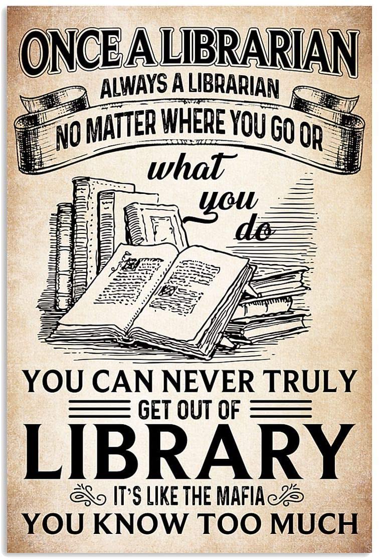 Tenaanval's tweet photo. ‘Once a librarian allways a librarian’ https://t.co/INs5ut6YPp