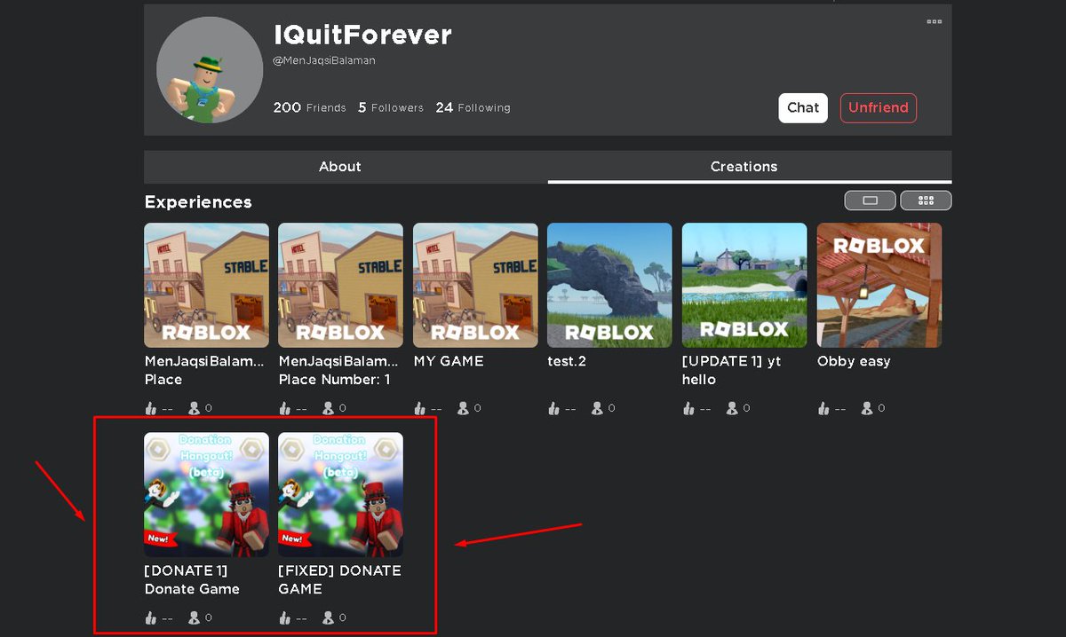 ShiayaTV's tweet photo. ⚠ @Roblox This person stole my art work and stole my game some how so if you guys see it please dislike it and report his profile or the creations. This is unbelievable.⚠
https://t.co/Wgy8osDcJ9
#ROBLOX #RobloxDev #robloxart https://t.co/0sZyv2E3du