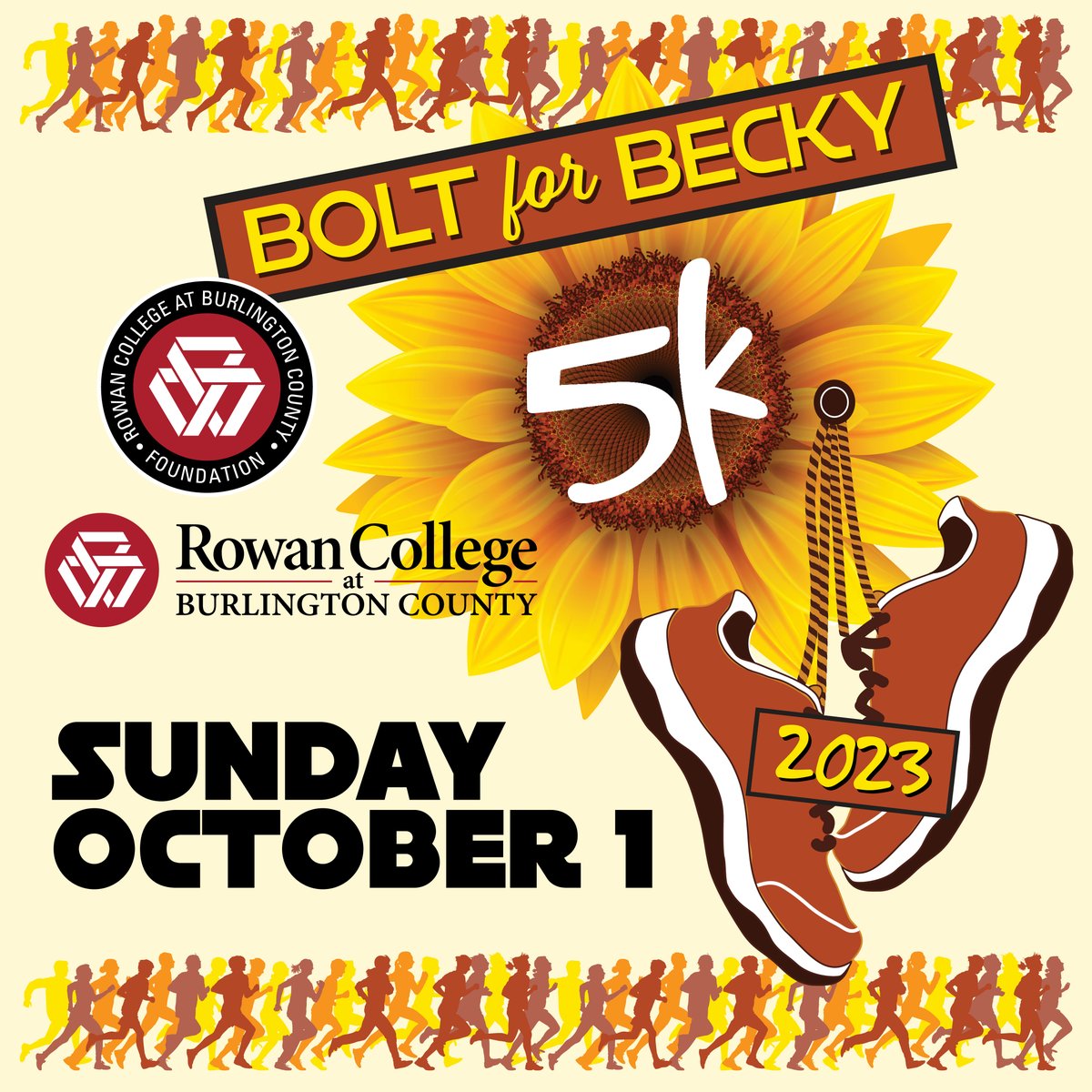 Lace-up your 👟running shoes and register today for Bolt for Becky 5K, honoring the late Rebecca Scott, who was diagnosed with Stage IV metastatic breast cancer. 💯 of the proceeds benefit the Rebecca Scott Memorial Scholarship Fund. #breastcancerawareness #fightbreastcancer