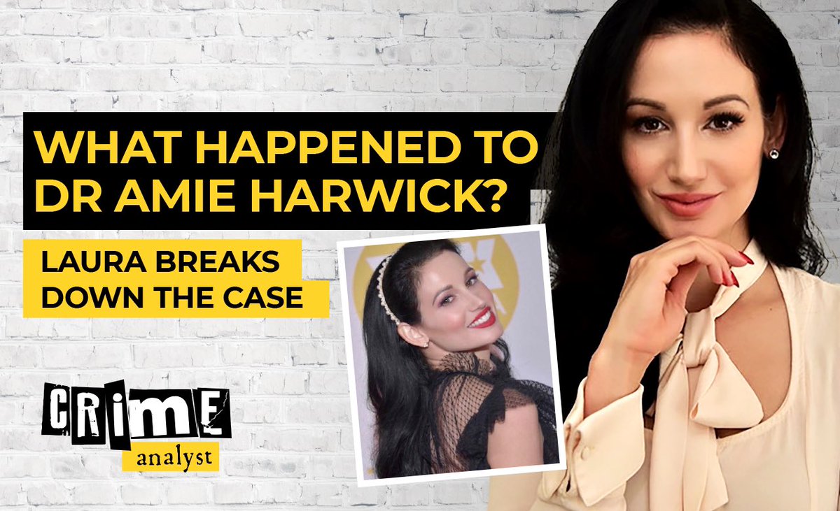 thecrimeanalyst's tweet photo. I say ‘stalkers steal lives and take lives’ for a reason. Please take time to watch this important video: Happened to Dr Amie Harwick? I Break Down The Case https://t.co/BEGDF3u0sU via @YouTube #AmieHarwick #MurderInSlowMotion™️ #Stalking https://t.co/bgqPdW3SuQ