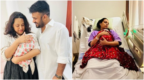 ku_anshul1's tweet photo. Big News!💥
Beating goats,#SwaraBhaskar took just 6 mnths to give birth to a baby-girl in Sept while she had got married in March this yr.💞 #rarest_of_rare_achievement that's said to be more surprising than d success of #Chandrayaan3
#Congrats #SwaraBhaskar
#KeepBreakingRecords https://t.co/AXVuMsONlT