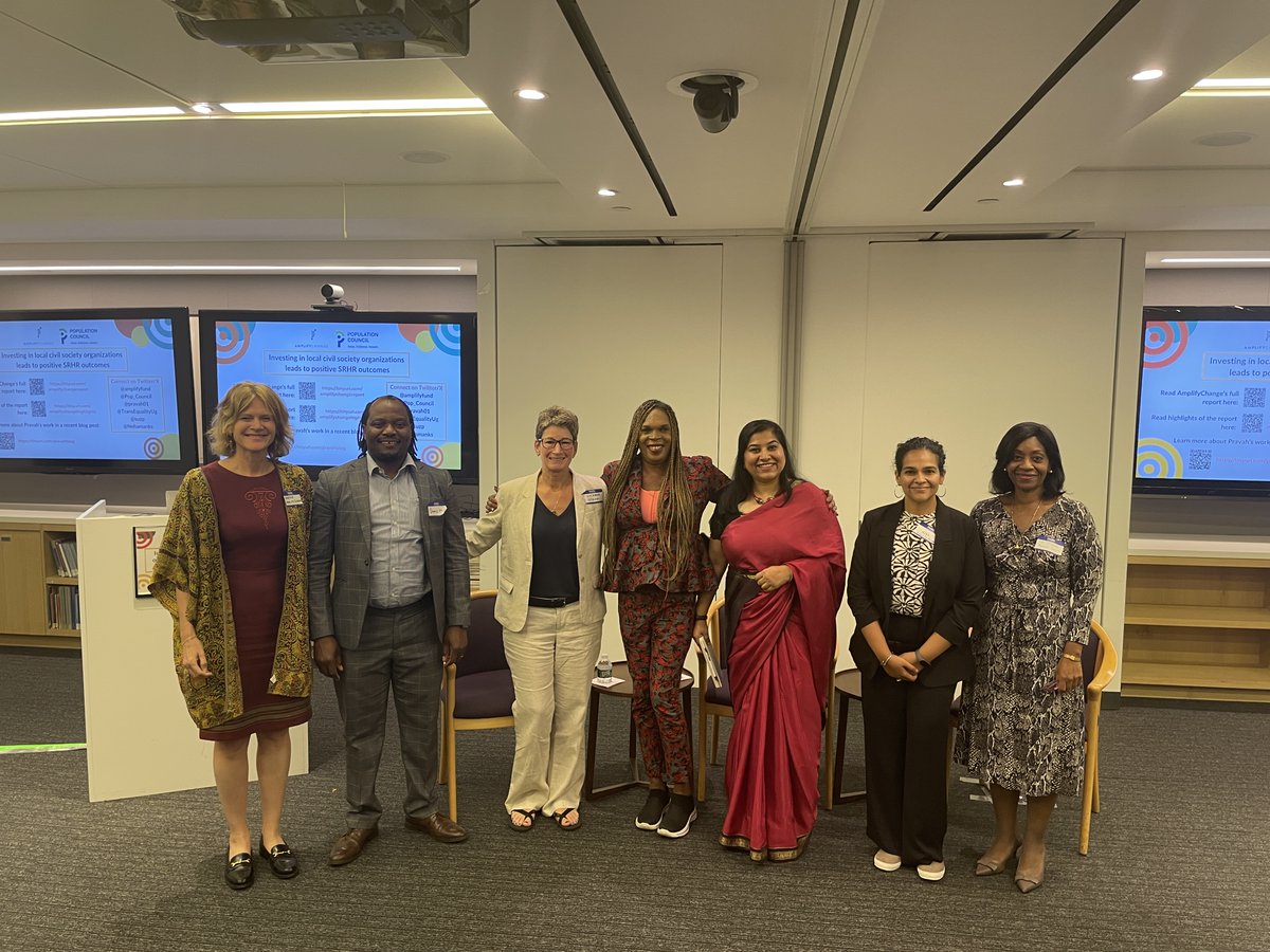 Last week at #UNGA78 we celebrated the impact of local civil society organizations working on #SRHR for marginalized and underserved communities in Africa and South Asia.  Thank you to everyone who came and our outstanding panelists!