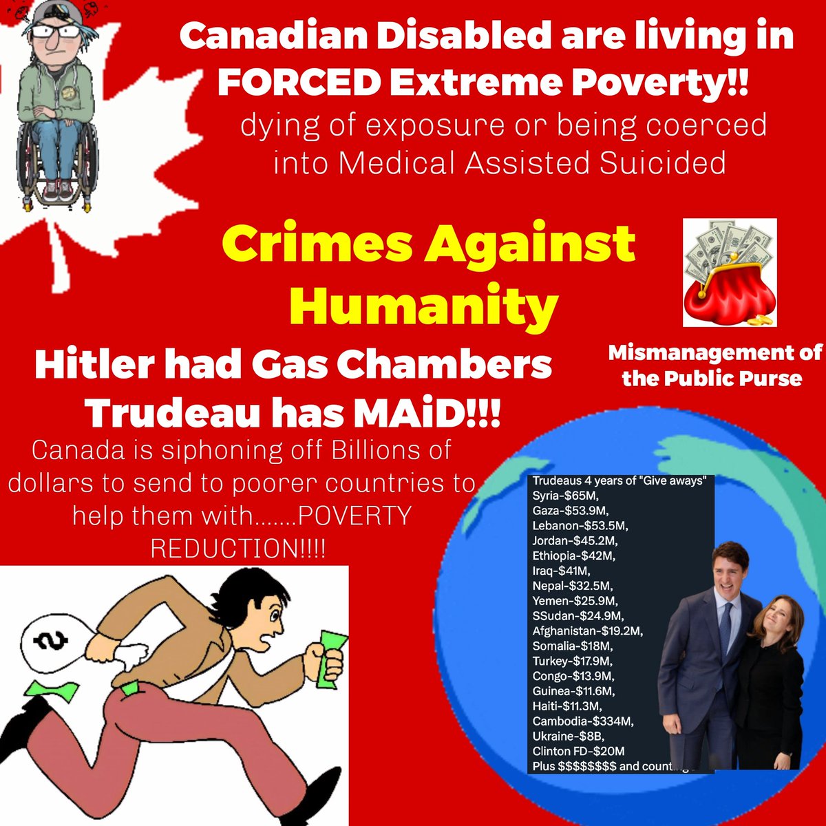 ClanCollector's tweet photo. Canadians with disabilities have also joined Jewish groups and Poland in demanding an apology from the Canadian Government
#CANDO #PWD #PWDArmy #PWDAllies #ODSP #CPPD #AISH #MAID #cdnpoli #cdnpolitics #Cdn #UNCRPD #HoC #SenCA #RotaMustResign #FreelandMustGo
#Trudeau #Canada https://t.co/IALDbaXDJQ