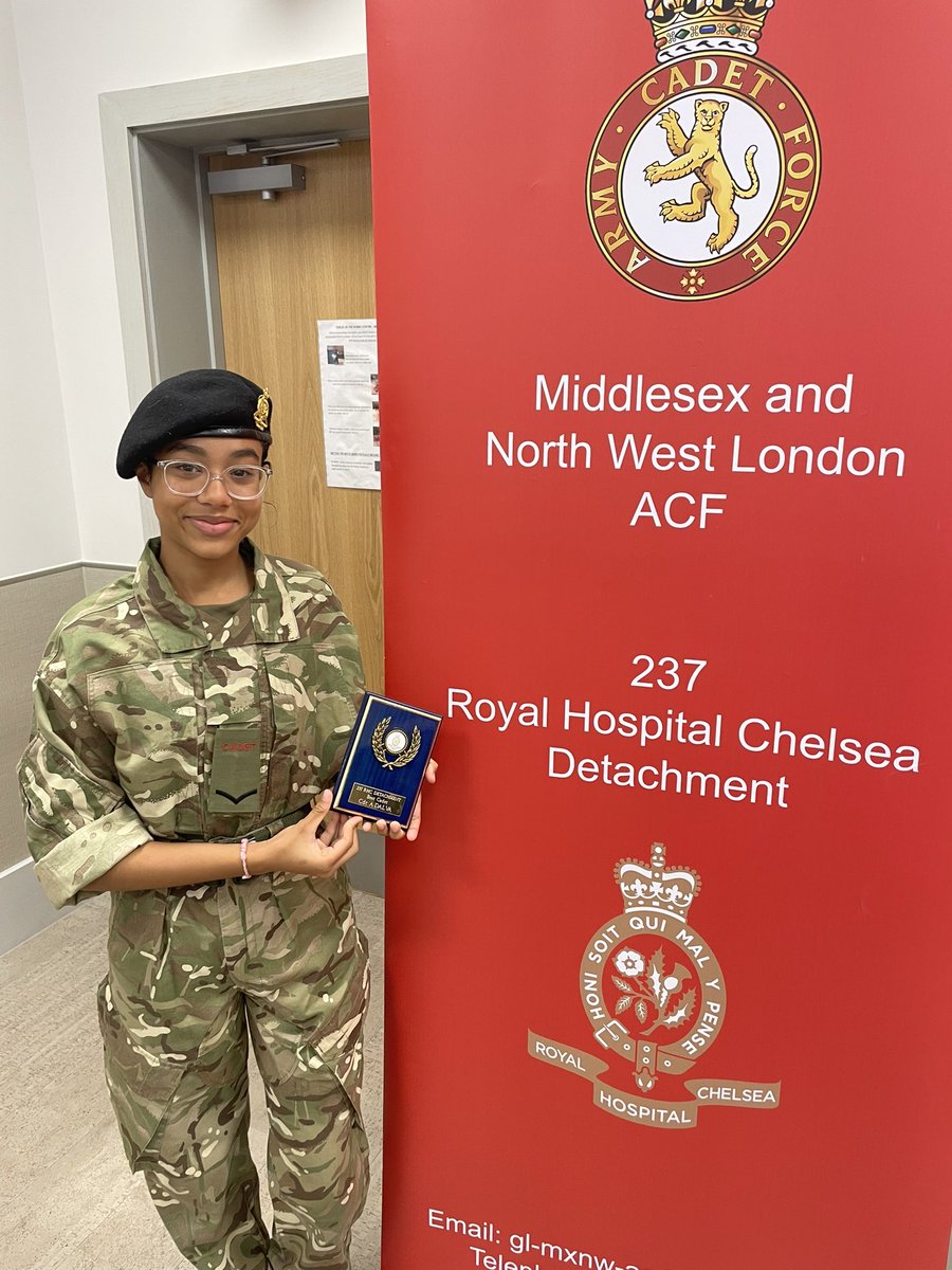 Capt (Sharkey) Afshar - Middlesex & NW London ACF (@capt_afshar) on Twitter photo History being made again tonight here at 237 Det Royal Hospital Chelsea - first ever promoted Cadet to L/Cpl! 👏👏👏Mother was so proud of her daughter. Makes it all worth it. History being made again tonight here at 237 Det Royal Hospital Chelsea - first ever promoted Cadet to L/Cpl! 👏👏👏Mother was so proud of her daughter. Makes it all worth it.