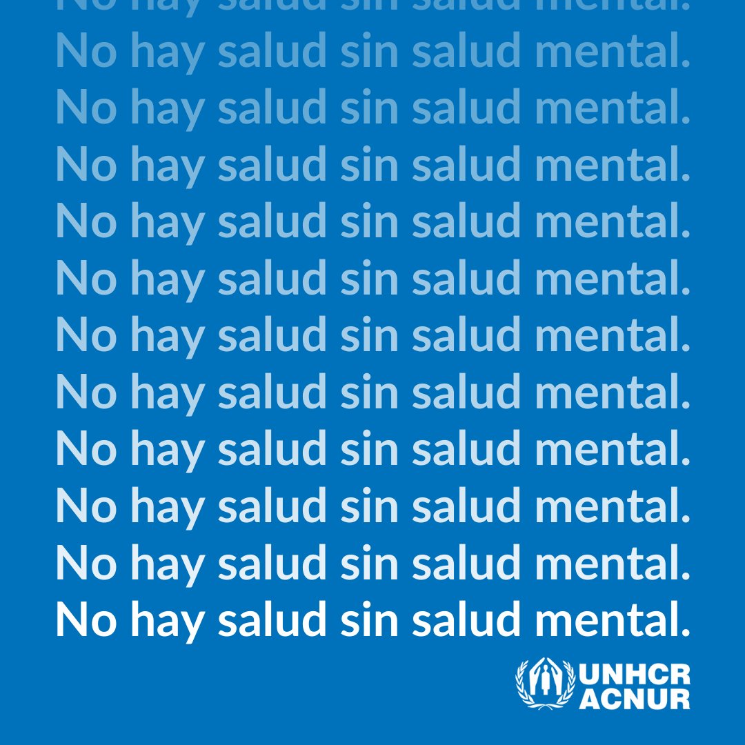 ONU_es's tweet image. No hay salud sin salud mental.

Sin embargo, las personas refugiadas se enfrentan a situaciones traumáticas que afectan su salud mental.

@ACNURamericas vela por el acceso a servicios de calidad para quienes se ven forzados a huir. acnur.org/que-hacemos/sa…