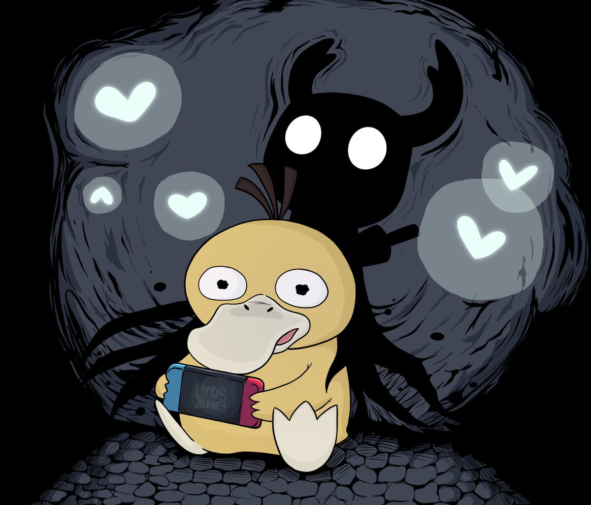 loddisjourney's tweet photo. finally made it through the first boss. it was tough. 👾#hollowknight https://t.co/dt3gWVh15I