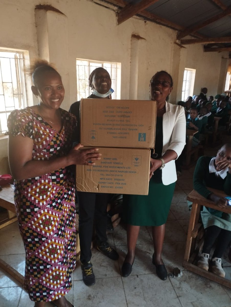 Sanitary towels are not a luxury, they are a necessity. We’re making sure every girl in primary school has access to them. Thank you Inkama Primary school 
 #PeriodEquality #DignityForAll
#AwakeningProgressiveCultures