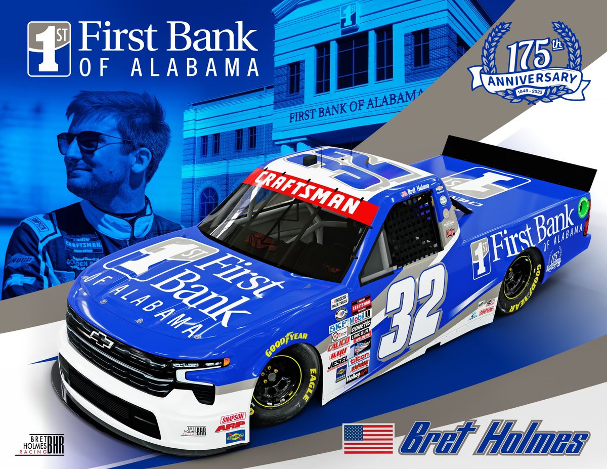Racing for a little redemption this time around <a href="/TALLADEGA/">Talladega Superspeedway</a> 

Very excited to have our local bank <a href="/FirstBankofAl/">FirstBankofAlabama</a> with our team this year representing our community!