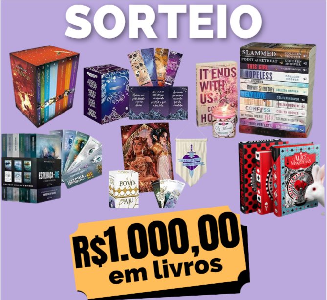 Livros Black Friday (@bookblackfriday) on Twitter photo 🚨 CORRE! CORRE!
MEGA SORTEIO
2 ganhadores: cada um leva 500 re4is em livros
Regras:
1. Seguir <a href="/bookblackfriday/">Livros Black Friday</a>
2. Curtir e dar RT nesse Twitter
3. Entrar no nosso grupo de Promo de Livros no Telegram (link no comentário abaixo ou na bio
Encerra: 05/10 🚨 CORRE! CORRE!
MEGA SORTEIO
2 ganhadores: cada um leva 500 re4is em livros
Regras:
1. Seguir <a href="/bookblackfriday/">Livros Black Friday</a>
2. Curtir e dar RT nesse Twitter
3. Entrar no nosso grupo de Promo de Livros no Telegram (link no comentário abaixo ou na bio
Encerra: 05/10