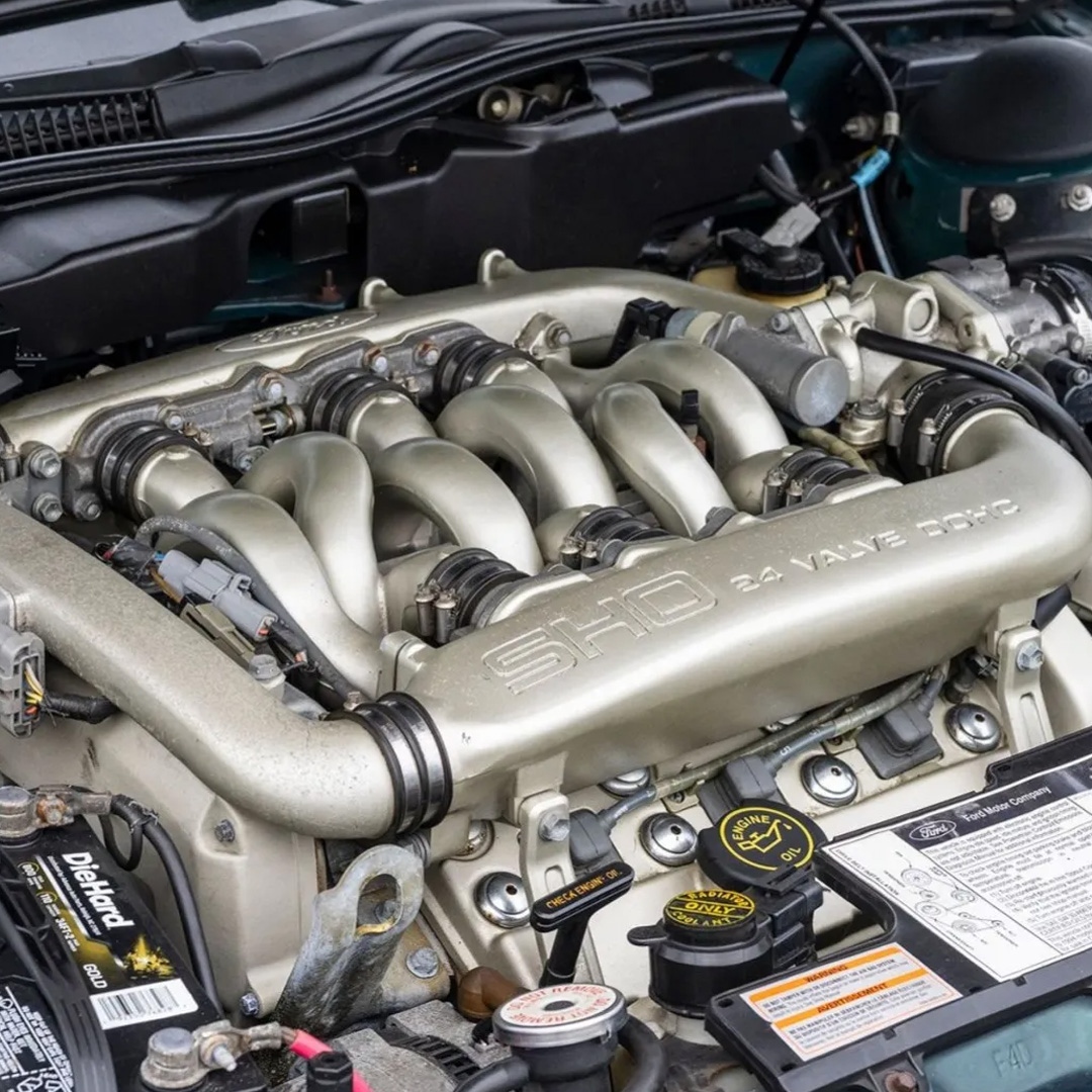 Bringatrailer's tweet image. Putting on a SHO for it's third time on BaT

This 1994 Ford Taurus SHO shows 56k miles and is powered by a 3.0-liter V6 paired with a five-speed manual. Showing 56k miles, it's listed now with no reserve on BaT: bringatrailer.com/listing/1994-f…