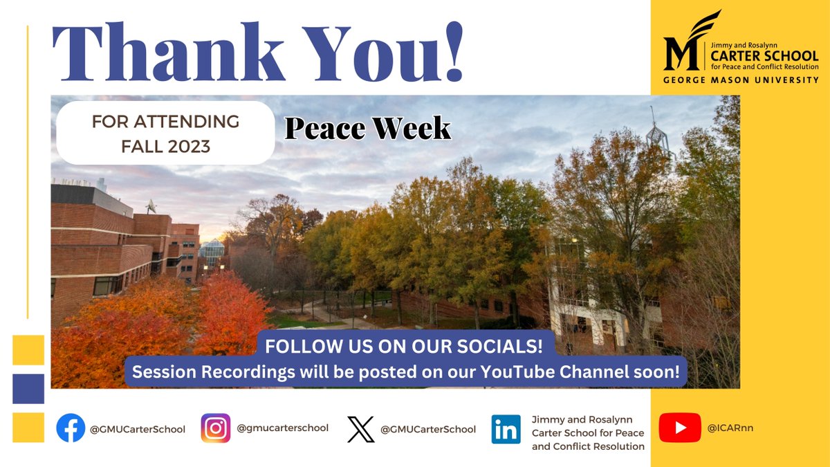A huge thank you to all our incredible Peace Week facilitators and attendees! Your presence made these events truly special. Let's continue spreading peace together! 

For more, check out our linktree: ow.ly/6tfC50PPo36

#PeaceWeek2023 #NeverStopSpeadingPeaceandKnowledge