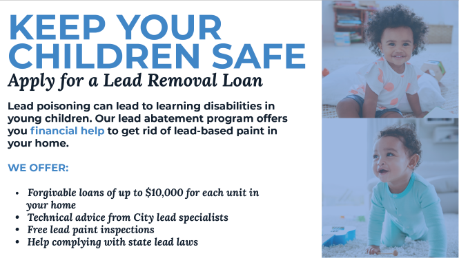 BostonNeighbor's tweet photo. Lead poisoning can cause serious health effects, especially in children. Don't let your home be the cause! Apply for the #BostonHomeCenter's Lead Safe Program funding to remove lead paint from your home! Learn more and apply here:➡️ https://t.co/aFyUcSAYD9 #LeadSafe https://t.co/2emf3EeRu6
