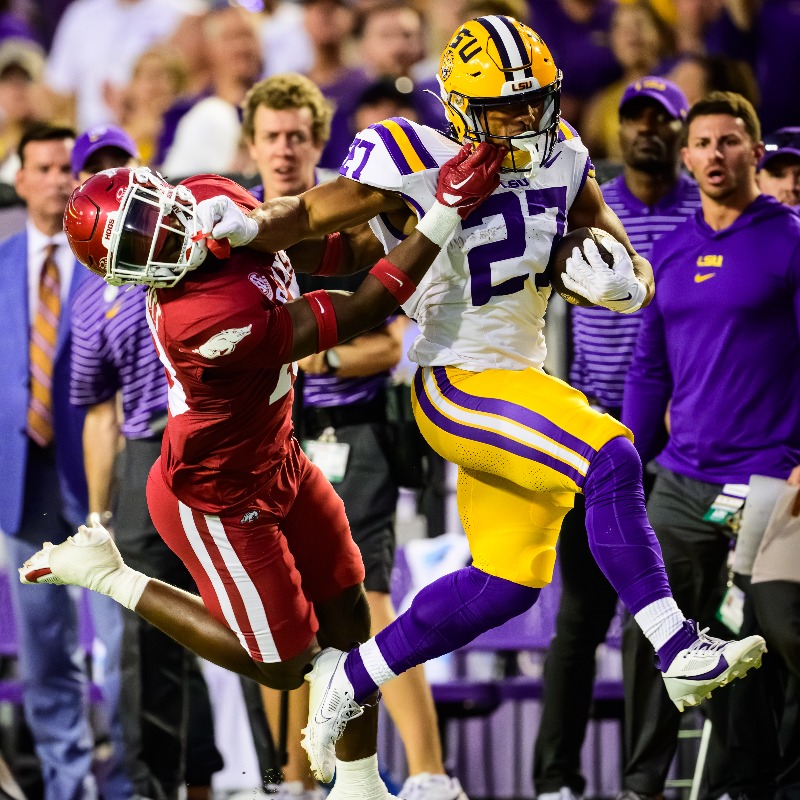 LSUfootball's tweet photo. Photographers went crazy Saturday